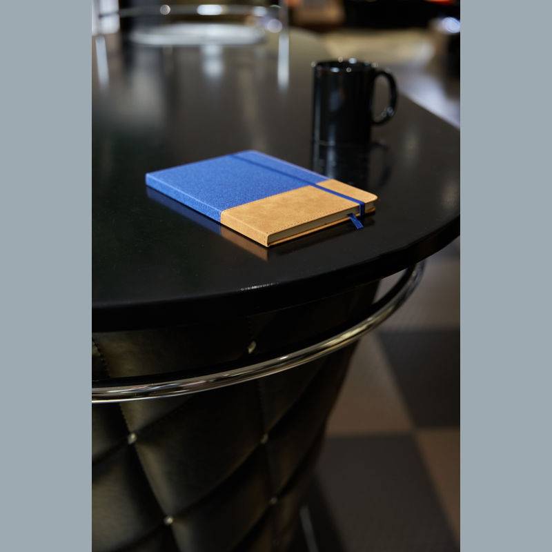 Zápisník A5 s PU krytem, ??modrá tmavá Zápisník A5 s PU krytem, ??modrá tmavá