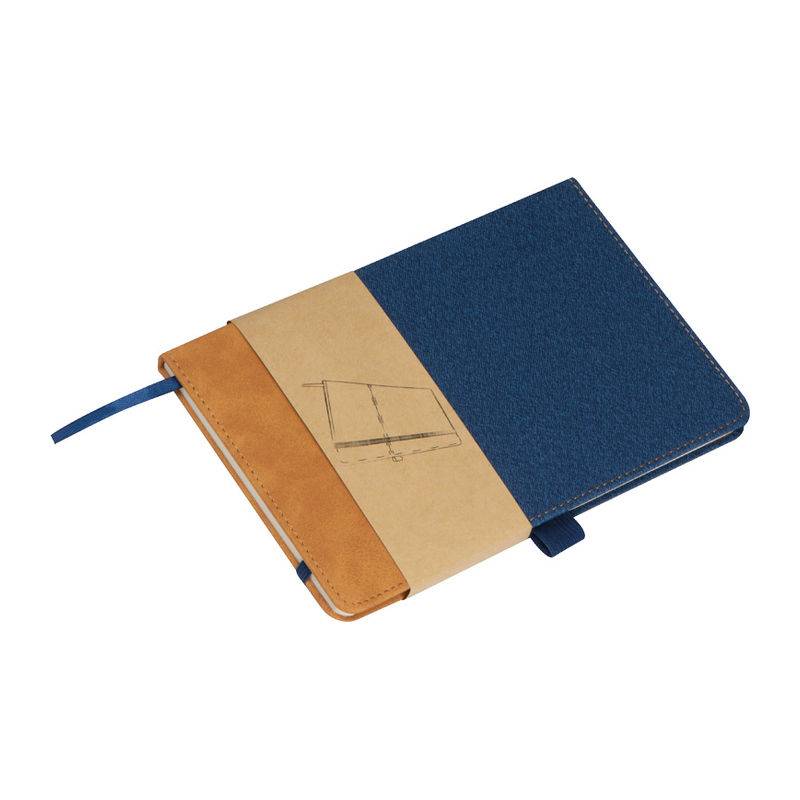 Zápisník A5 s PU krytem, ??modrá tmavá Zápisník A5 s PU krytem, ??modrá tmavá