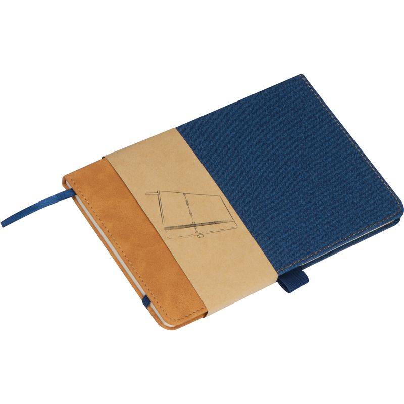 Zápisník A5 s PU krytem, ??modrá tmavá Zápisník A5 s PU krytem, ??modrá tmavá