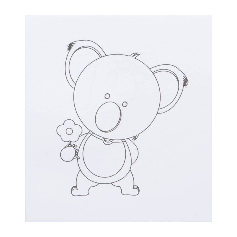 Omaľovánka s 12 farebnými ceruzkami, hnedá béžová Omaľovánka s 12 farebnými ceruzkami, hnedá béžová