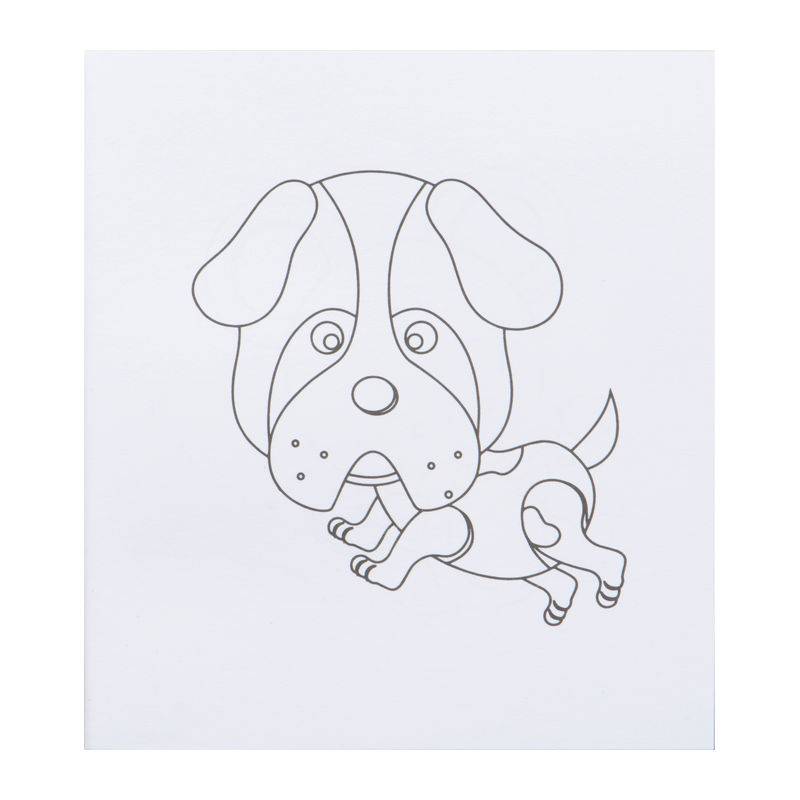 Omaľovánka s 12 farebnými ceruzkami, hnedá béžová Omaľovánka s 12 farebnými ceruzkami, hnedá béžová