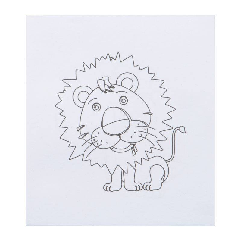 Omaľovánka s 12 farebnými ceruzkami, hnedá béžová Omaľovánka s 12 farebnými ceruzkami, hnedá béžová