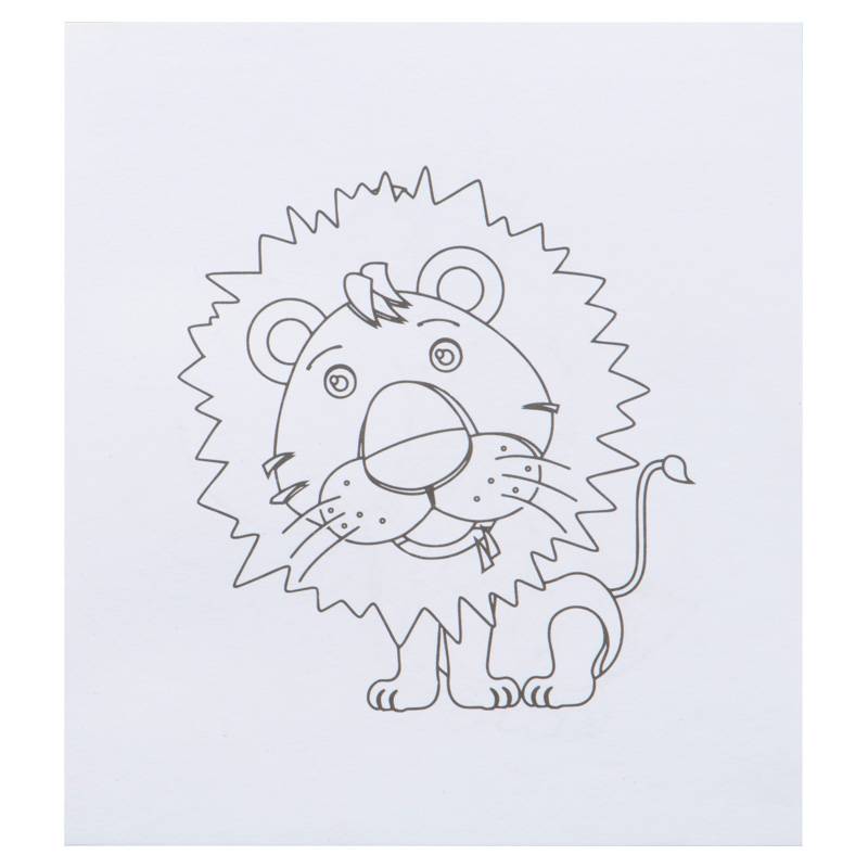 Omaľovánka s 12 farebnými ceruzkami, hnedá béžová Omaľovánka s 12 farebnými ceruzkami, hnedá béžová