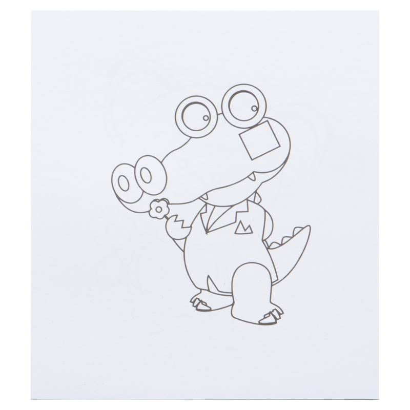 Omaľovánka s 12 farebnými ceruzkami, hnedá béžová Omaľovánka s 12 farebnými ceruzkami, hnedá béžová