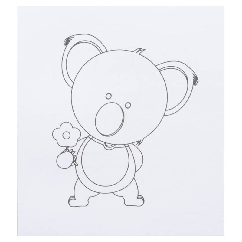 Omaľovánka s 12 farebnými ceruzkami, hnedá béžová Omaľovánka s 12 farebnými ceruzkami, hnedá béžová