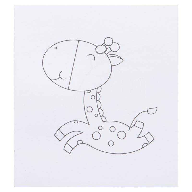 Omaľovánka s 12 farebnými ceruzkami, hnedá béžová Omaľovánka s 12 farebnými ceruzkami, hnedá béžová