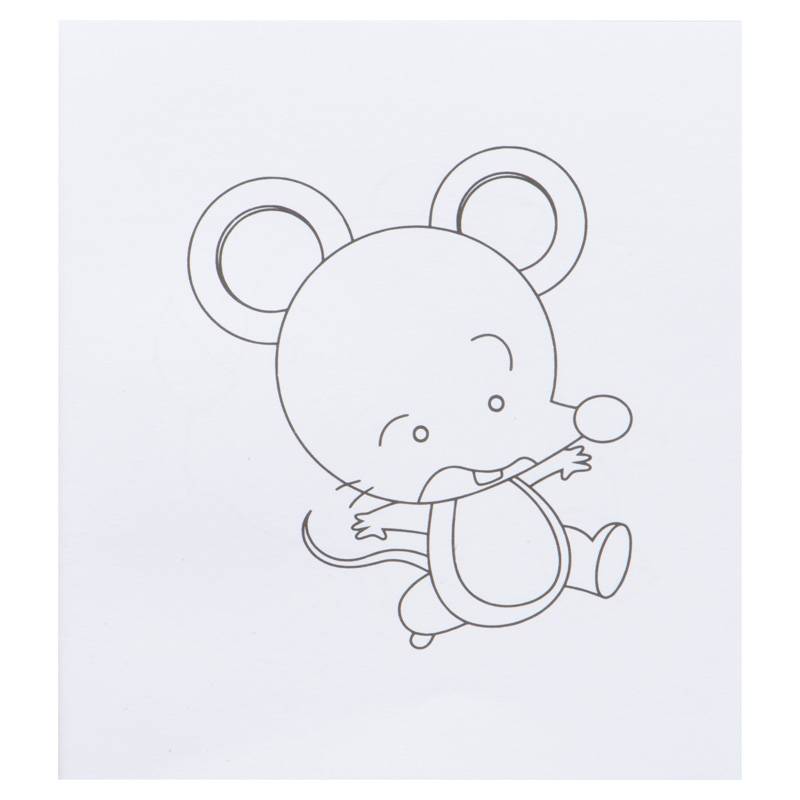 Omaľovánka s 12 farebnými ceruzkami, hnedá béžová Omaľovánka s 12 farebnými ceruzkami, hnedá béžová