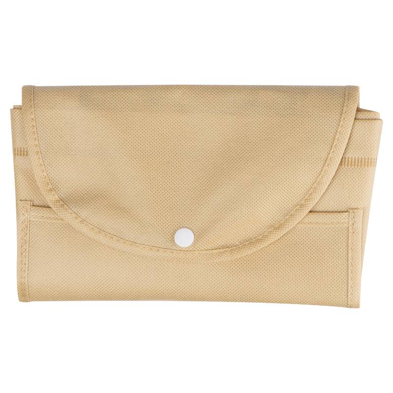 Taška z netkané textilie, skládací, hnědá béžová Taška z netkané textilie, skládací, hnědá béžová