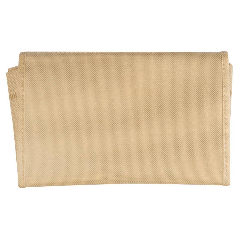 Taška z netkané textilie, skládací, hnědá béžová Taška z netkané textilie, skládací, hnědá béžová