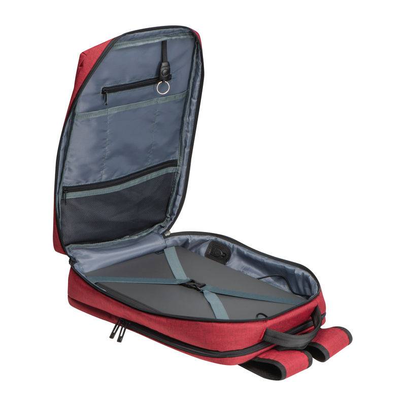 Nepremokavý nylonový batoh, červená bordová Nepremokavý nylonový batoh, červená bordová