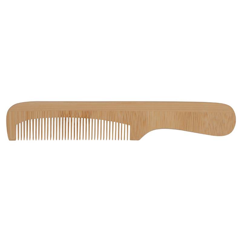 Hřeben vyrobený z bambusu, hnědá béžová Hřeben vyrobený z bambusu, hnědá béžová