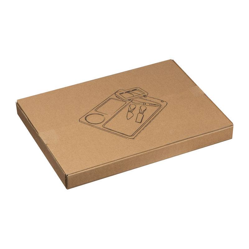 Bambusová sada na syr, hnedá béžová Bambusová sada na syr, hnedá béžová