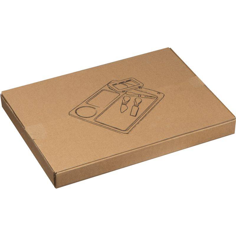 Bambusová sada na syr, hnedá béžová Bambusová sada na syr, hnedá béžová