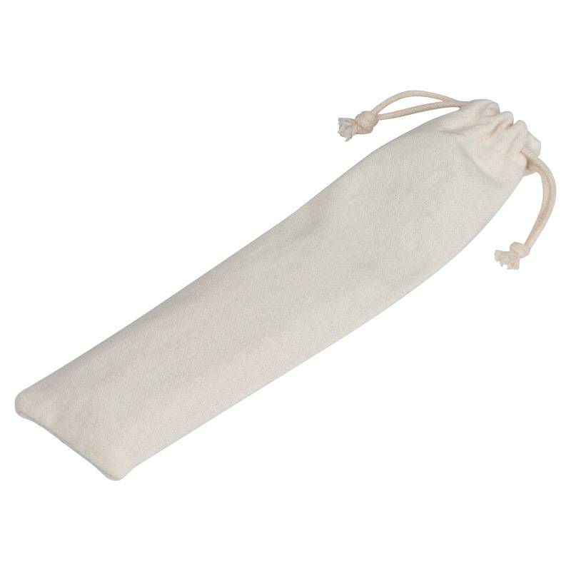 Sada příborů v bavlněném sáčku, hnědá béžová Sada příborů v bavlněném sáčku, hnědá béžová