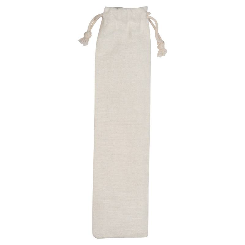 Sada příborů v bavlněném sáčku, hnědá béžová Sada příborů v bavlněném sáčku, hnědá béžová