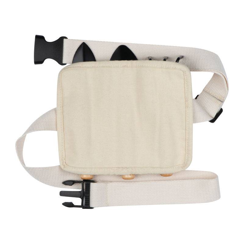 Sada zahradního nářadí v opasku, hnědá béžová Sada zahradního nářadí v opasku, hnědá béžová