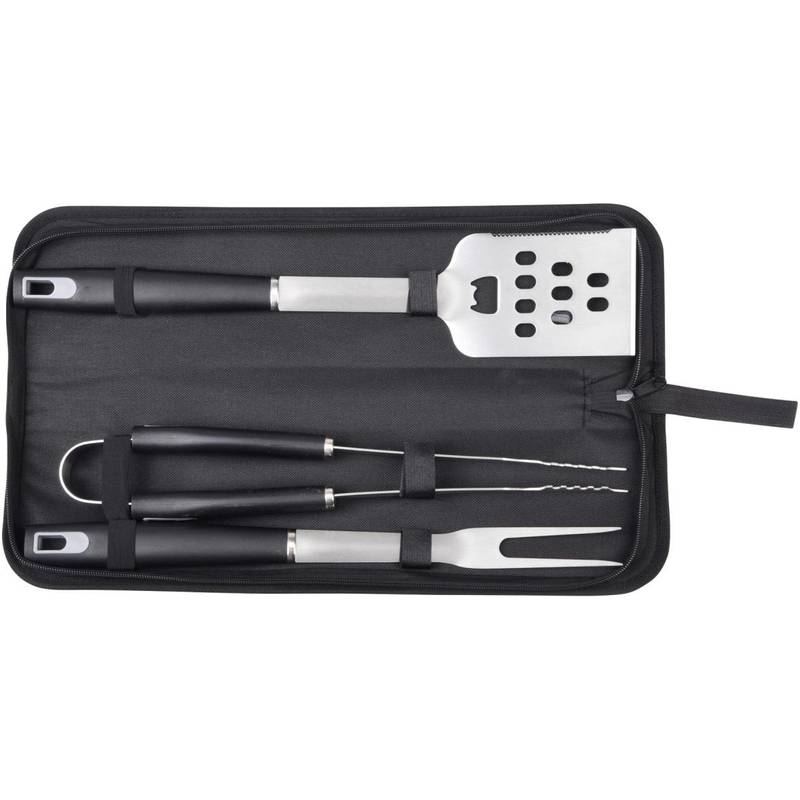 3 ks súprava na grilovanie v nylonovom vrecku Pretty BBQ, čierna 3 ks súprava na grilovanie v nylonovom vrecku Pretty BBQ, čierna