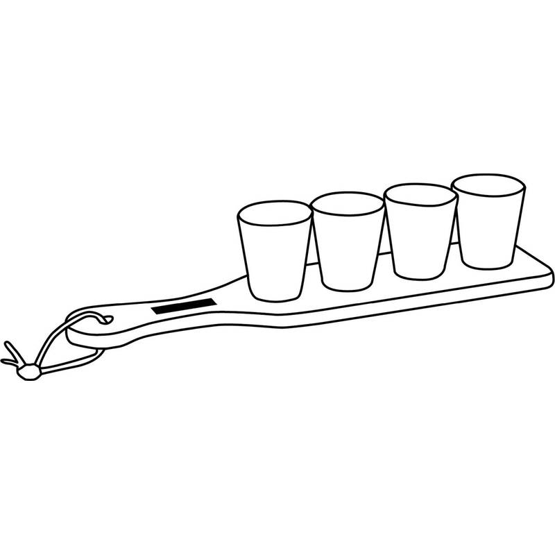 "Prkénko se 4 skleničkami ""Bamboo Party"", hnědá" "Prkénko se 4 skleničkami ""Bamboo Party"", hnědá"