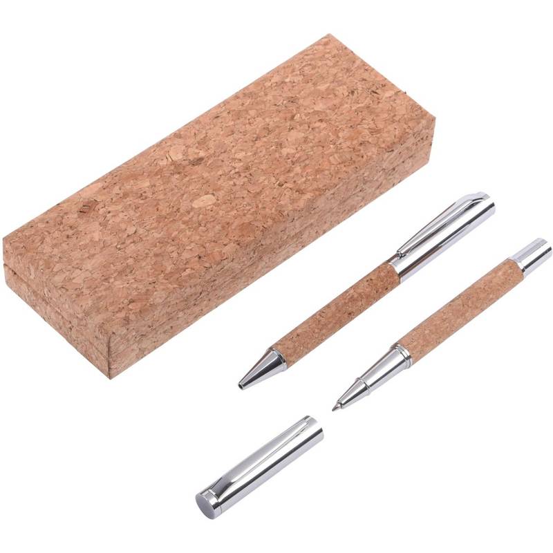 "Psací souprava ""Cork signature"", hnědá" "Psací souprava ""Cork signature"", hnědá"