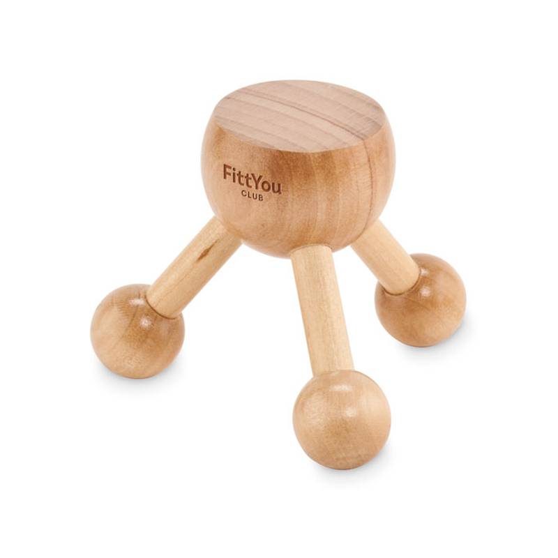 ASSA Dřevěná masážní pomůcka, hnědá ASSA Dřevěná masážní pomůcka, hnědá