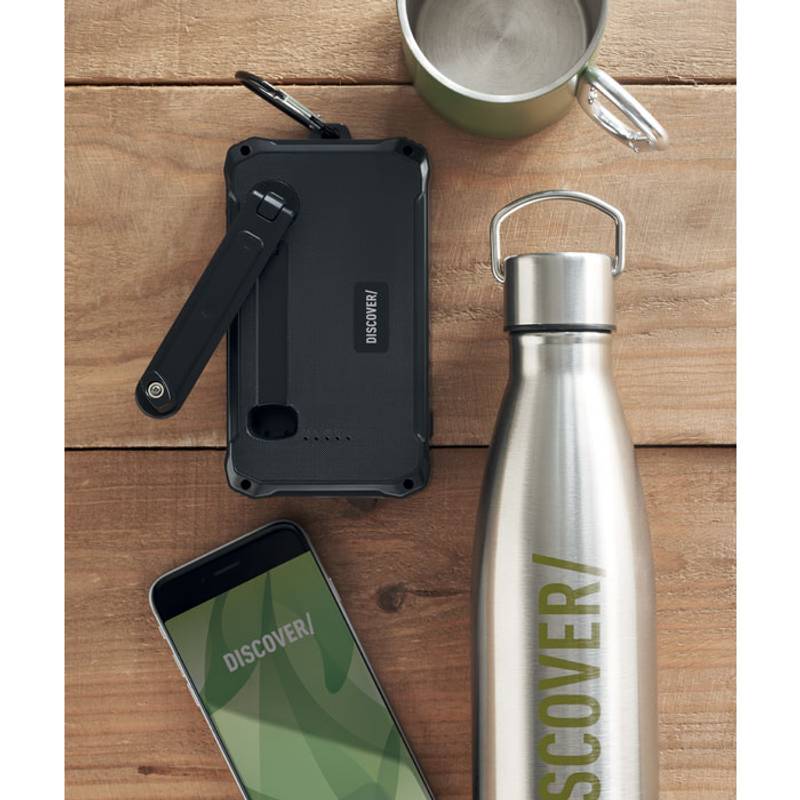 DYA Solární powerbanka, černá DYA Solární powerbanka, černá