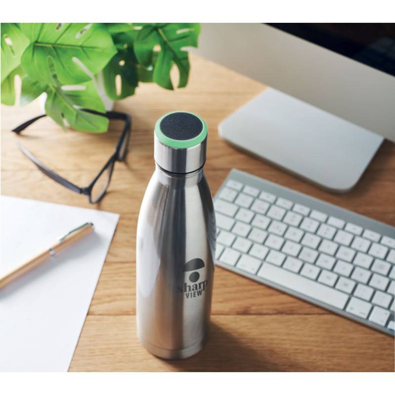 DEREO Nerezová láhev, šedá stříbrná matná DEREO Nerezová láhev, šedá stříbrná matná