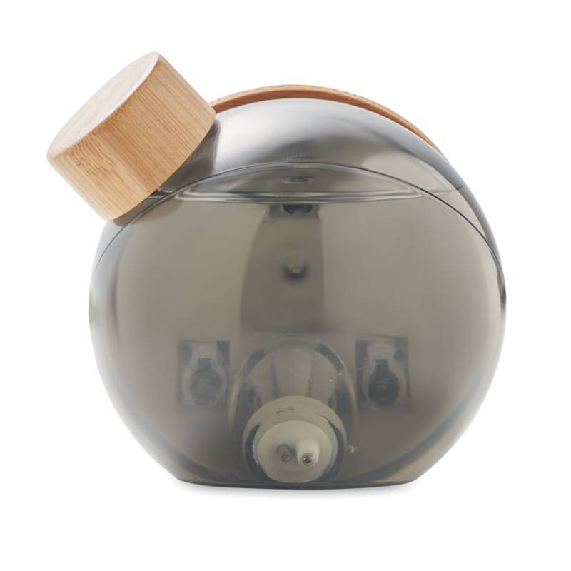 DROPPY LUX Hodiny s LCD displejom, transparentná sivá DROPPY LUX Hodiny s LCD displejom, transparentná sivá