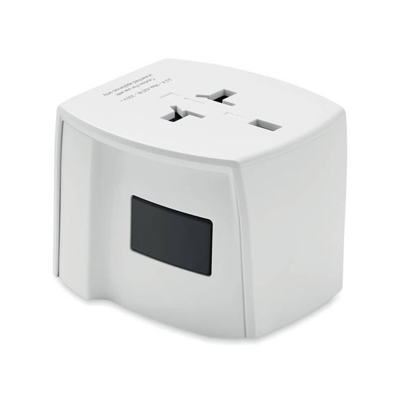 MUV USB A/C Cestovní adaptér, bílá MUV USB A/C Cestovní adaptér, bílá
