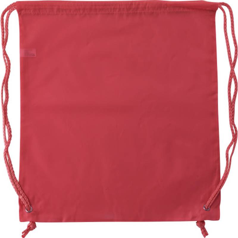 Ruksak so šnúrkou, polyester, červená Ruksak so šnúrkou, polyester, červená