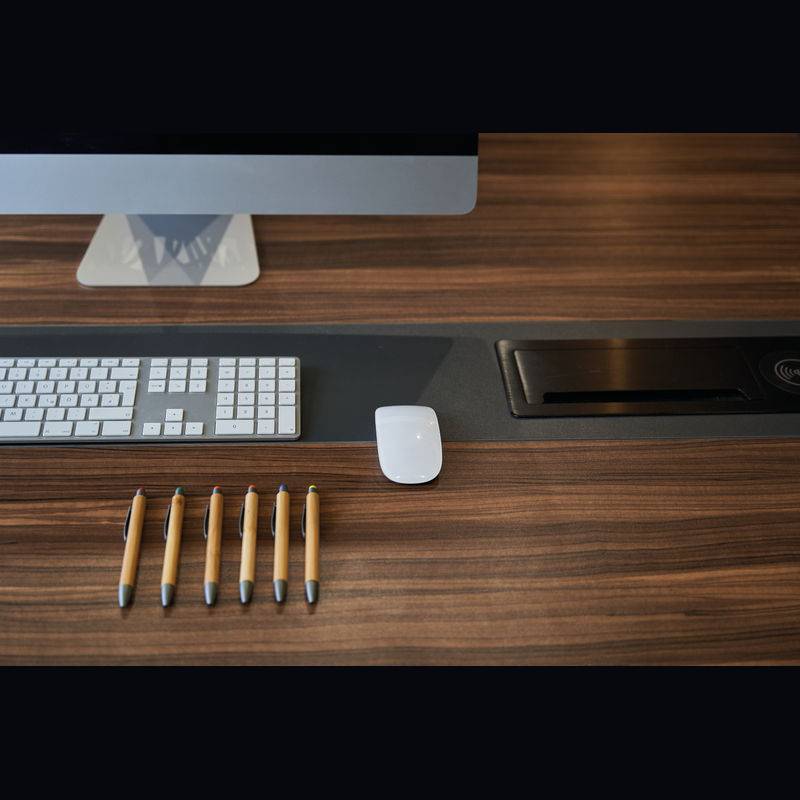 Bambusové dotykové kuličkové pero, černá Bambusové dotykové kuličkové pero, černá