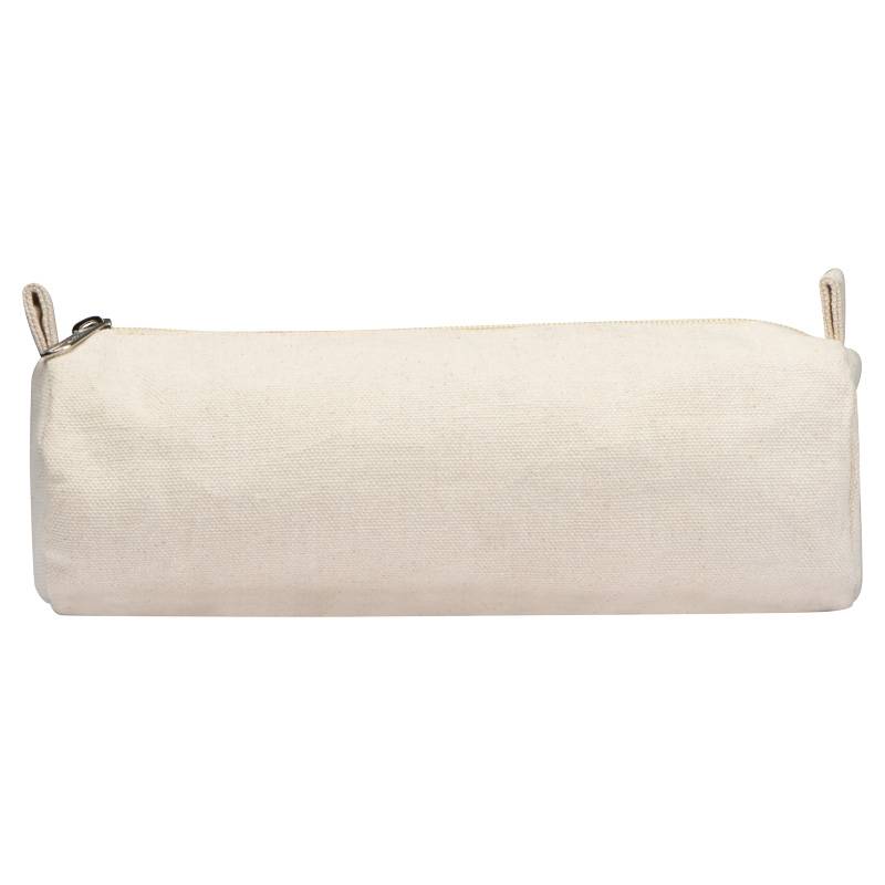 Bavlněný penál, hnědá béžová Bavlněný penál, hnědá béžová