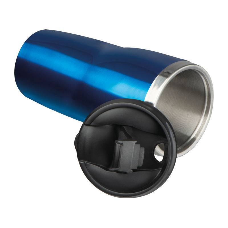 Termohrnek s nerezovým povrchem, 480 ml, modrá Termohrnek s nerezovým povrchem, 480 ml, modrá