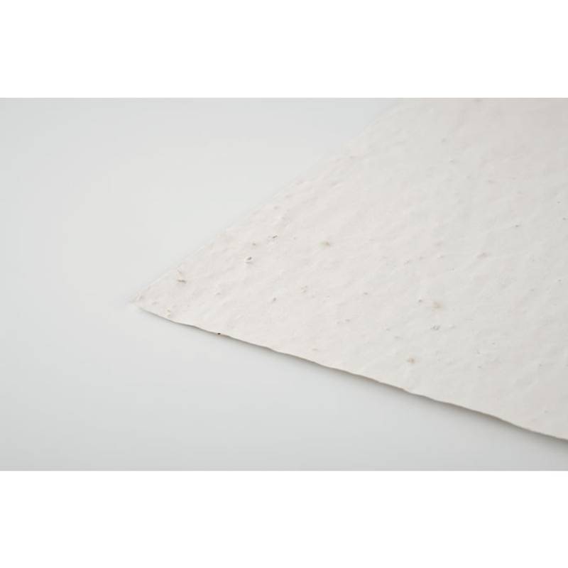 ASIDE List recyklovaného papiera A5 so semienkami divokých kvetov, biela ASIDE List recyklovaného papiera A5 so semienkami divokých kvetov, biela