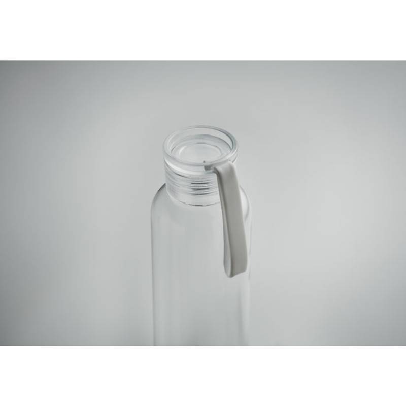 INDI Fľaša na pitie z materiálu Tritan™, biela transparentná INDI Fľaša na pitie z materiálu Tritan™, biela transparentná