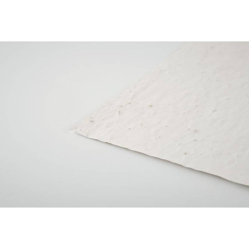 ASIDO List recyklovaného papiera A6 so semienkami divokých kvetov, biela ASIDO List recyklovaného papiera A6 so semienkami divokých kvetov, biela