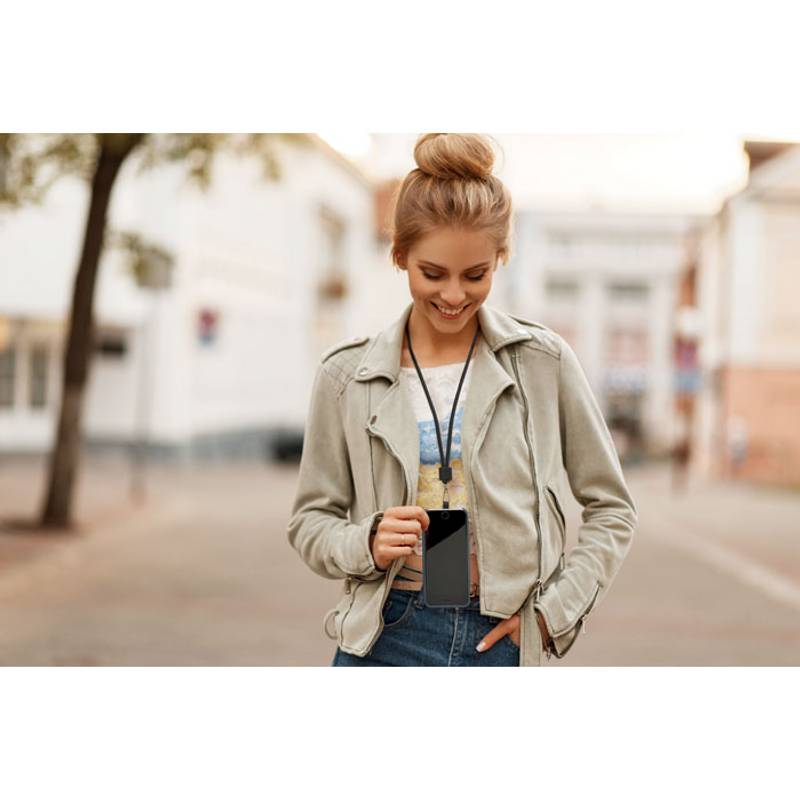 NONETTE Šnúrka na telefón, čierna NONETTE Šnúrka na telefón, čierna