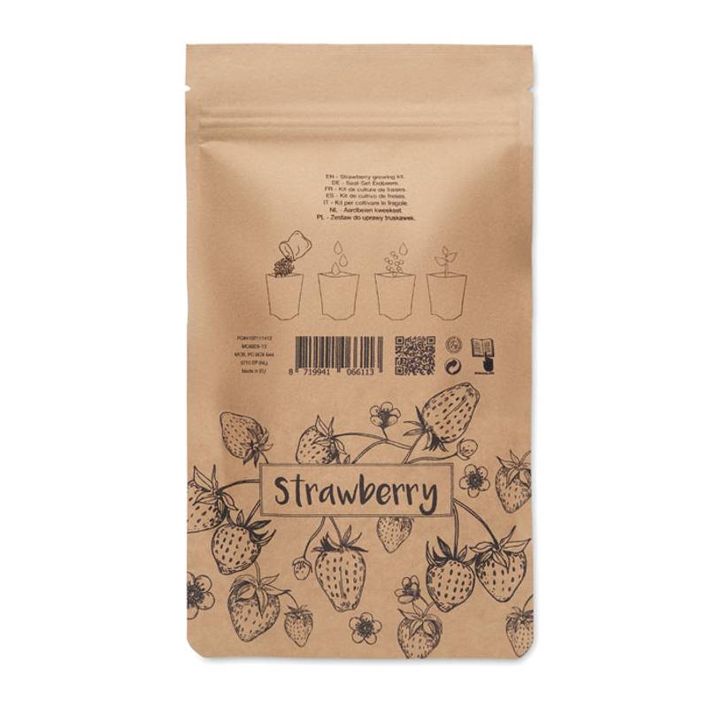 FRESA KIT Sada na pestovanie jahôd, hnedá FRESA KIT Sada na pestovanie jahôd, hnedá