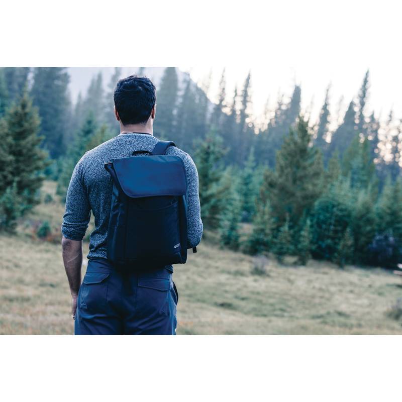 Batoh na notebook s viacerými priehradkami, čierna Batoh na notebook s viacerými priehradkami, čierna