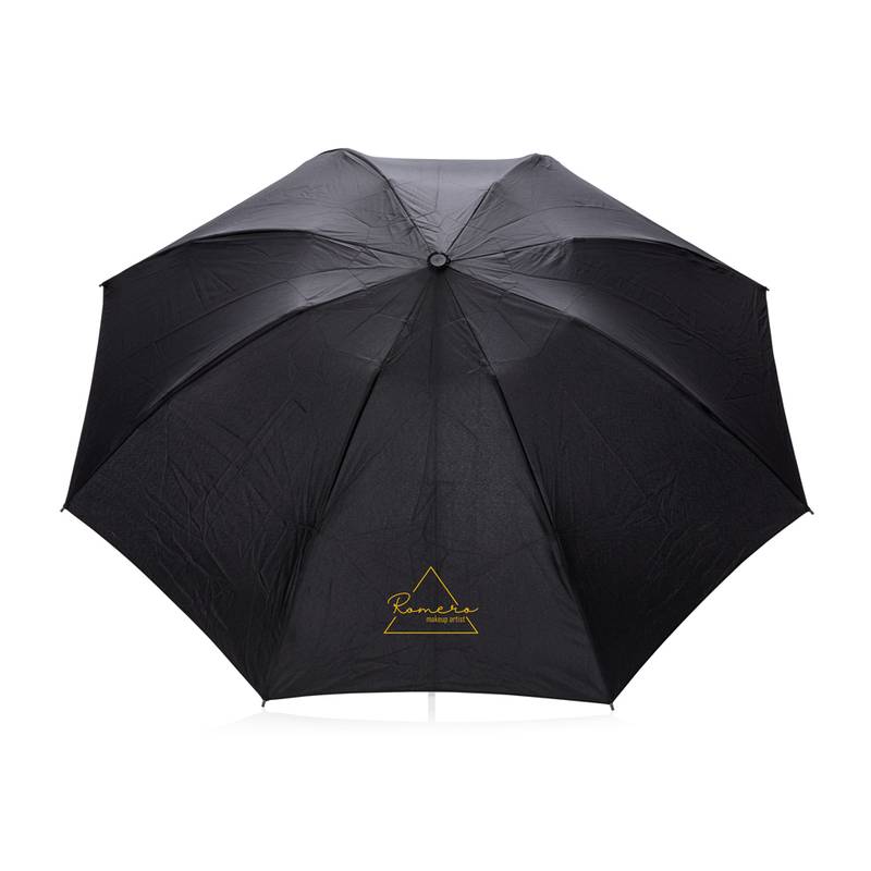 23" reverzný skladací dáždnik Swiss Peak z RPET AWARE™, čierna