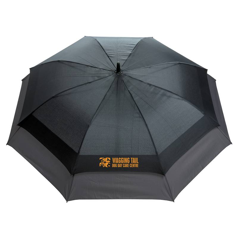 23"-27" rozšíriteľný dáždnik Swiss Peak z RPET AWARE™, čierna