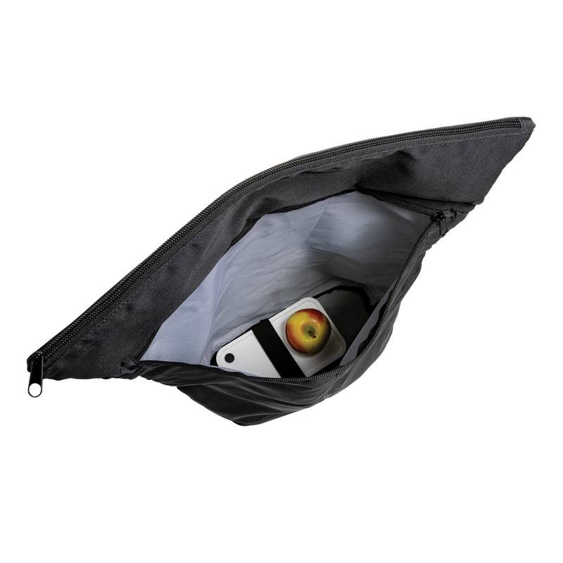 Ľahký skladací batoh Dillon z RPET AWARE™, čierna Ľahký skladací batoh Dillon z RPET AWARE™, čierna