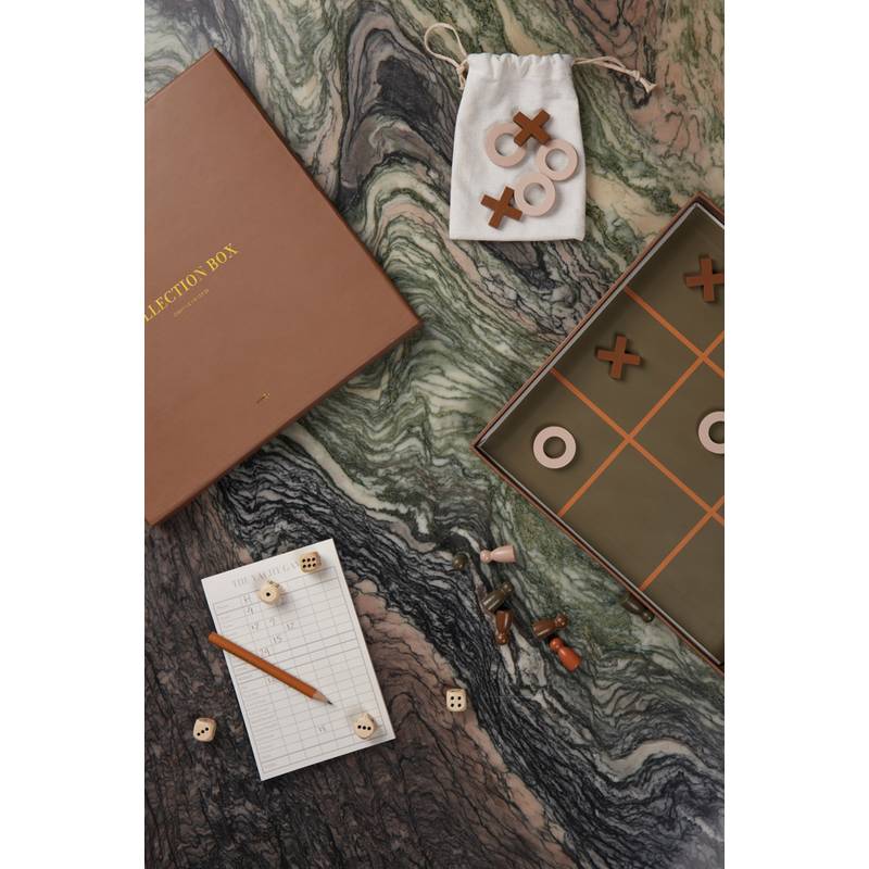 Sada stolných hier 3v1 VINGA, hnedá Sada stolných hier 3v1 VINGA, hnedá