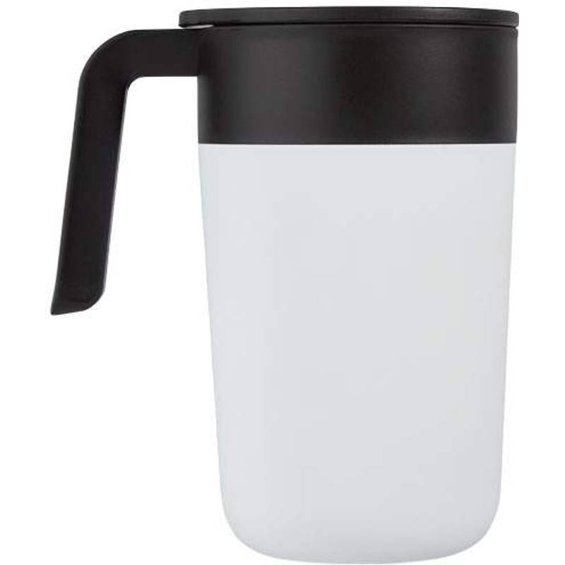 Nordia Dvojstenný recyklovaný hrnček 400 ml, biela Nordia Dvojstenný recyklovaný hrnček 400 ml, biela