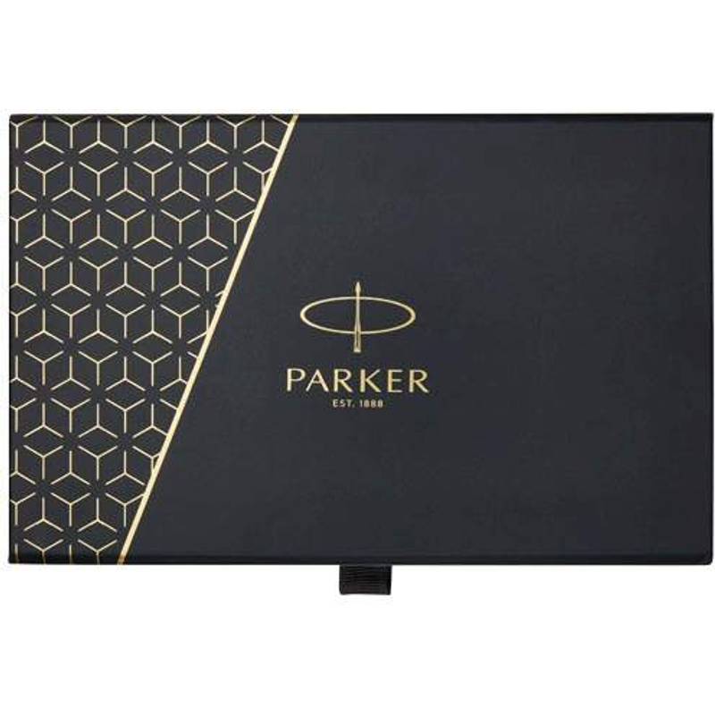 Sada Parker IM guľôčkové pero (modrá náplň) a roller (čierna náplň), sivá Sada Parker IM guľôčkové pero (modrá náplň) a roller (čierna náplň), sivá