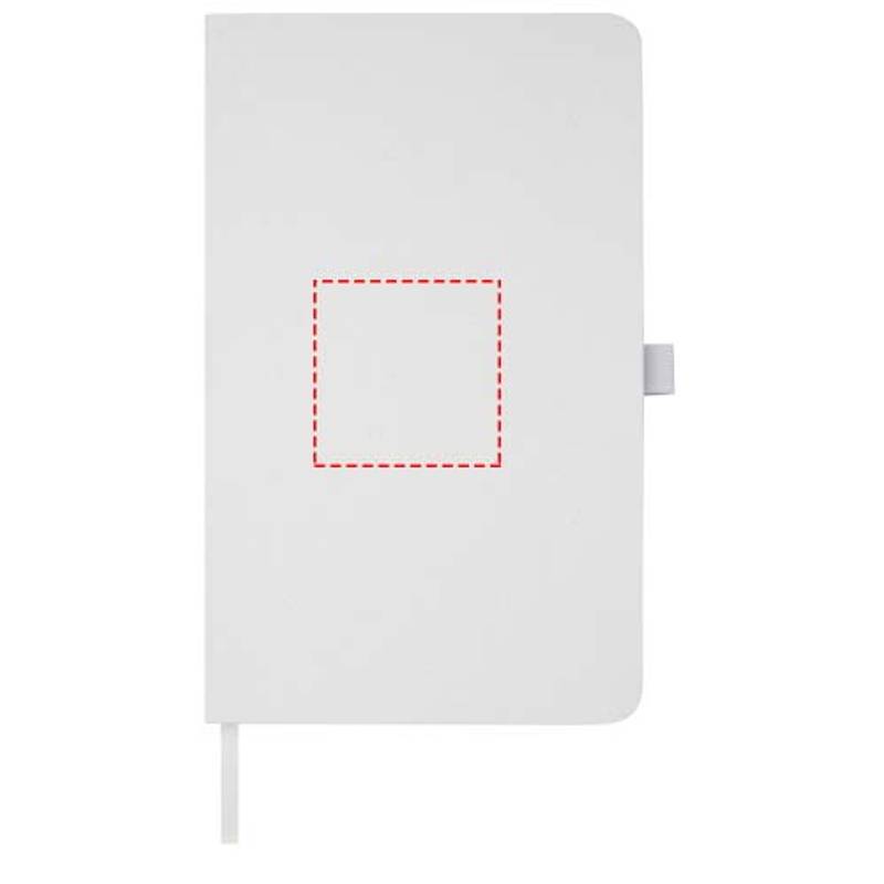 Fabianna Zápisník s pevnou obálkou z drveného papiera, biela Fabianna Zápisník s pevnou obálkou z drveného papiera, biela