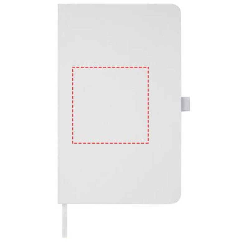 Fabianna Zápisník s pevnou obálkou z drveného papiera, biela Fabianna Zápisník s pevnou obálkou z drveného papiera, biela