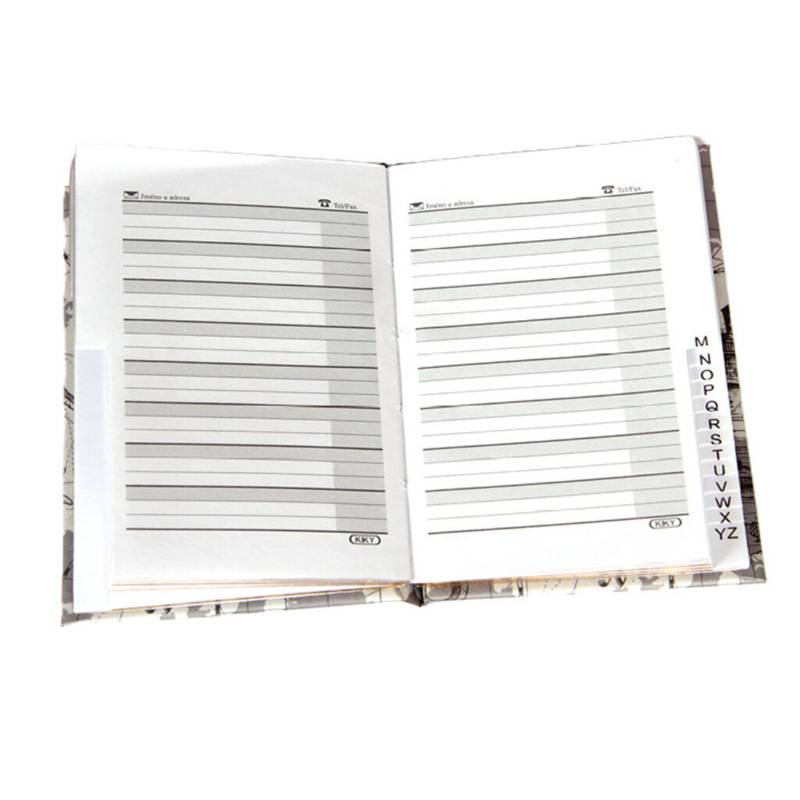 Telefonní adresář A7, vícebarevná Telefonní adresář A7, vícebarevná