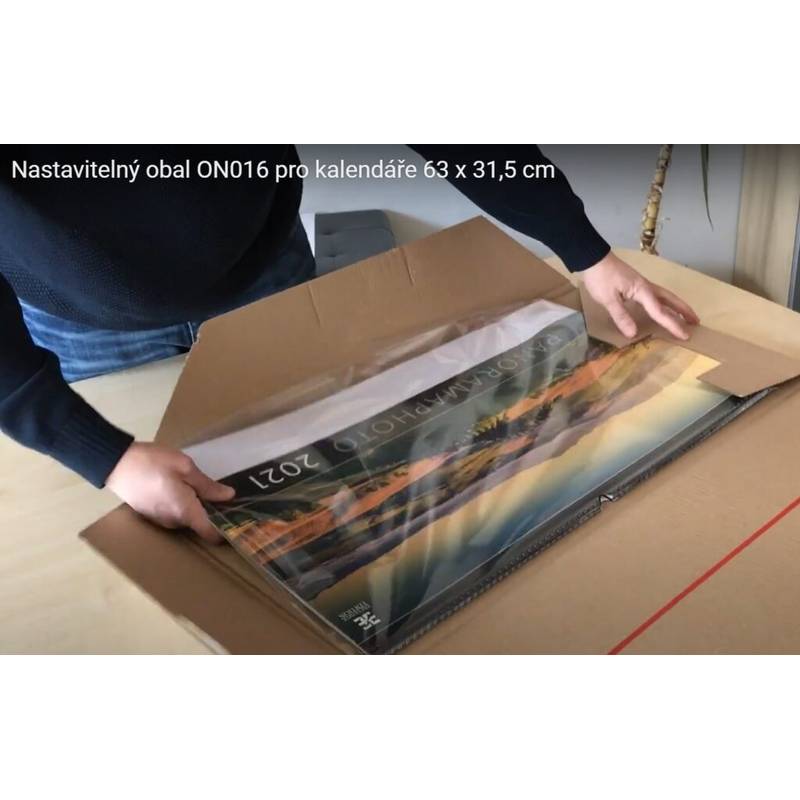 Nastaviteľný lepenkový obal pre 2 rozmery, hnedá Nastaviteľný lepenkový obal pre 2 rozmery, hnedá