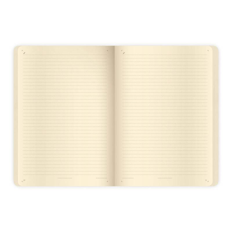 Náhradná náplň pre koženkové dosky Flip B6/M linajkový, biela Náhradná náplň pre koženkové dosky Flip B6/M linajkový, biela