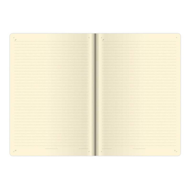 Zápisník Flexies L linkovaný Black, černá Zápisník Flexies L linkovaný Black, černá